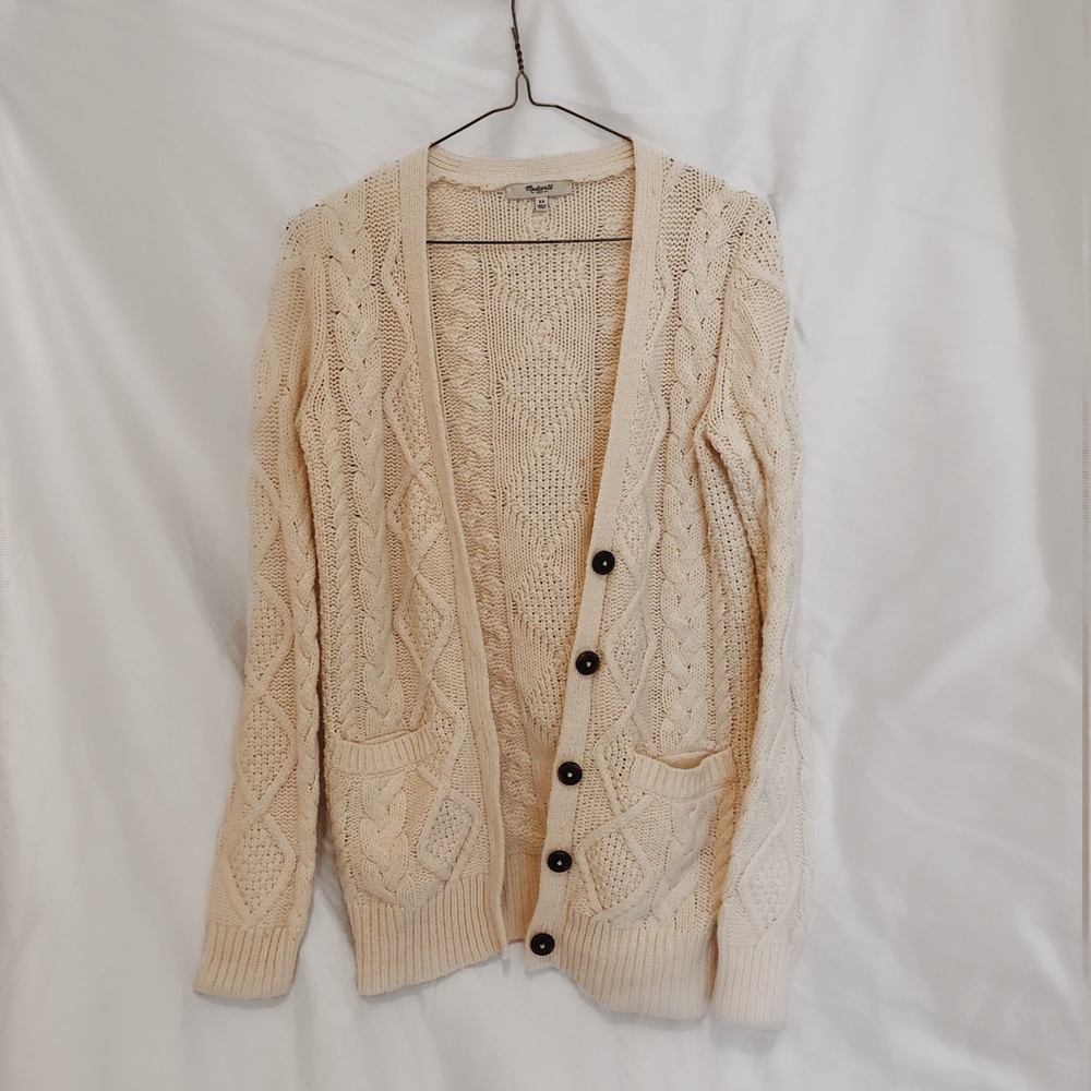 Madewell Cream Cardigan